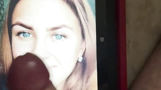 Cum on photo 2