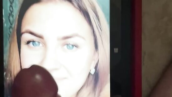 Cum on photo 2