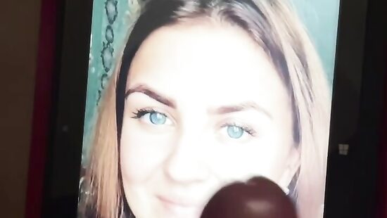 Cum on photo 2