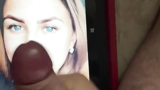 Cum on photo 2