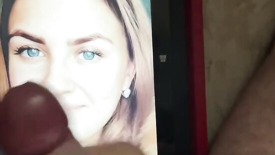 Cum on photo 2