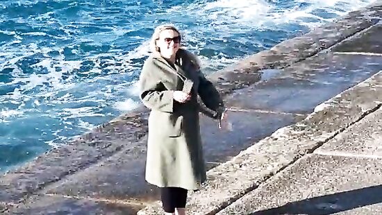 чуть в море не унесло